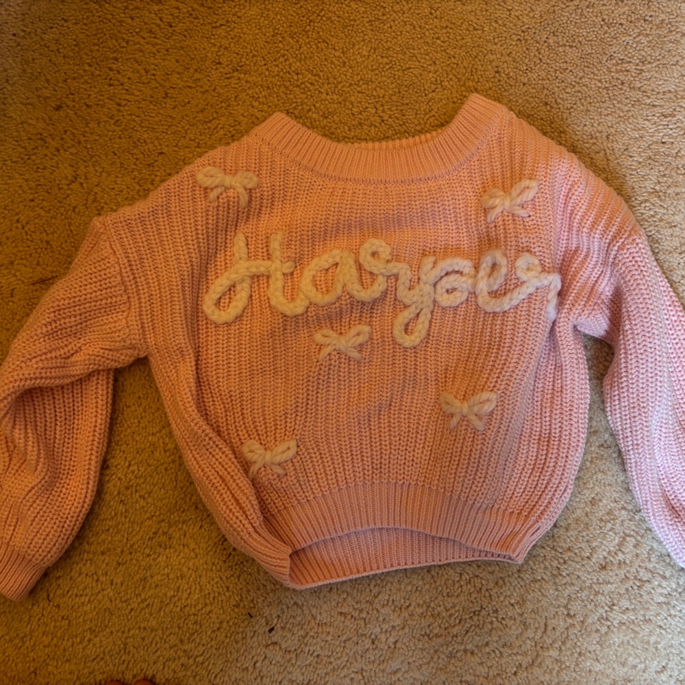 Harper bow chunky sweater